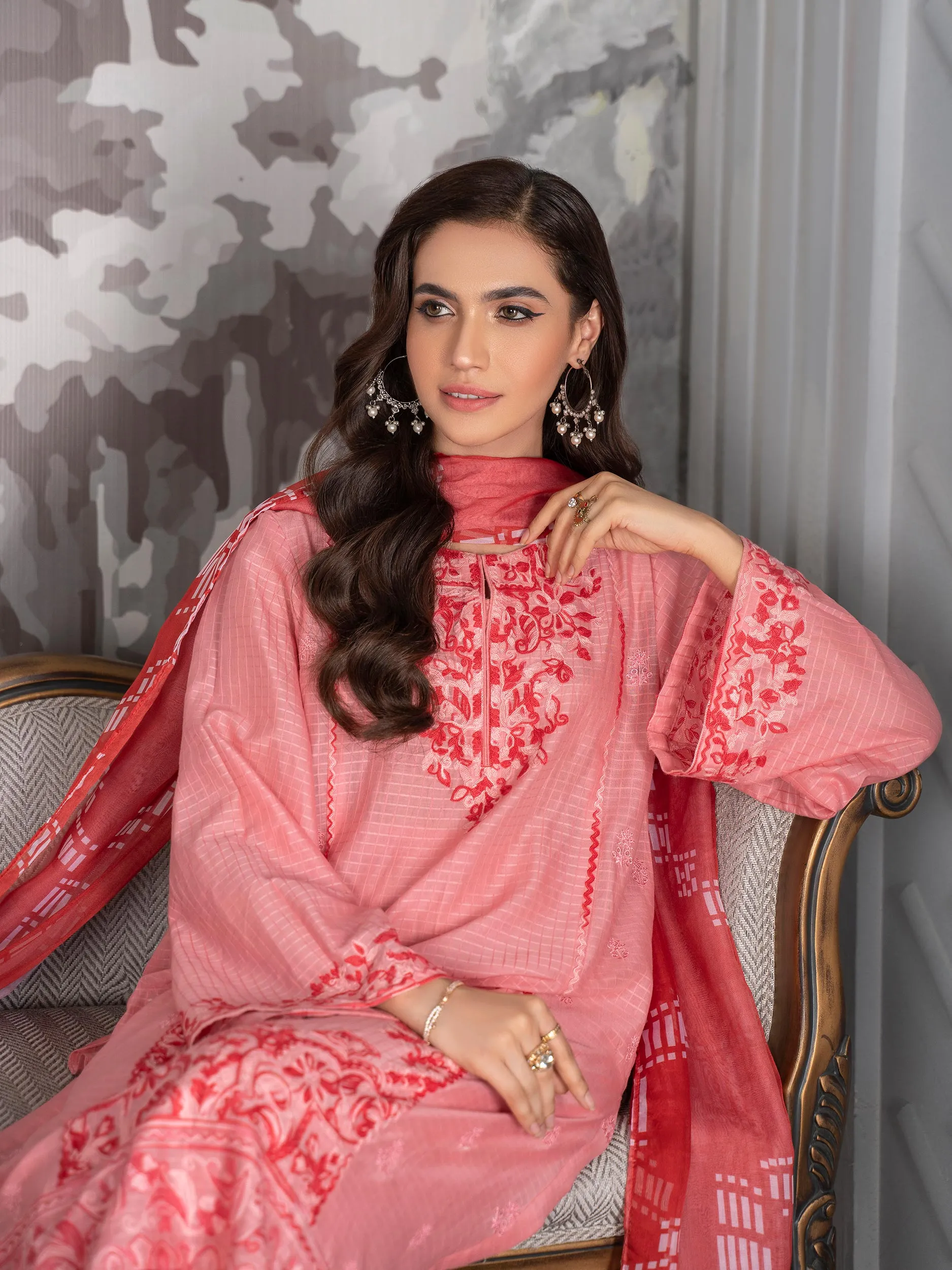 3 Piece Embroidered Lawn Suit | Lime Light Women Eid Collection 2023