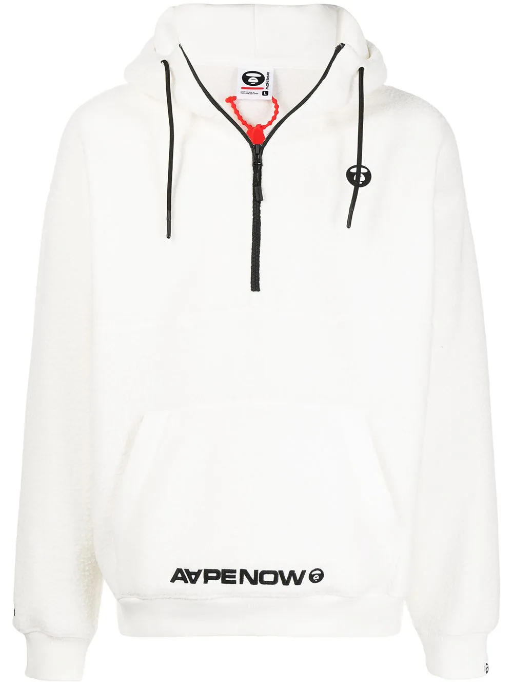 AAPE BY *A BATHING APE® zip-front pullover hoodie