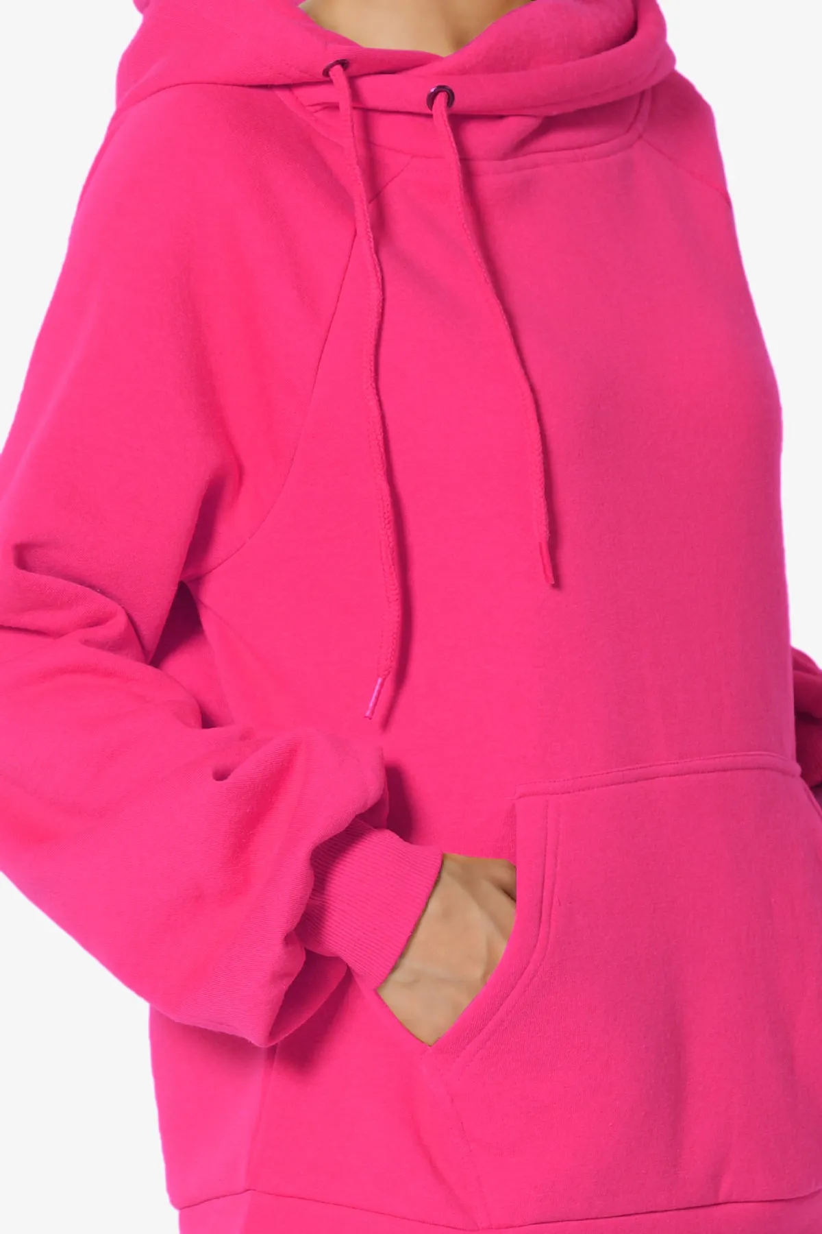 Accie Side Drawstring Hooded Sweatshirts PLUS