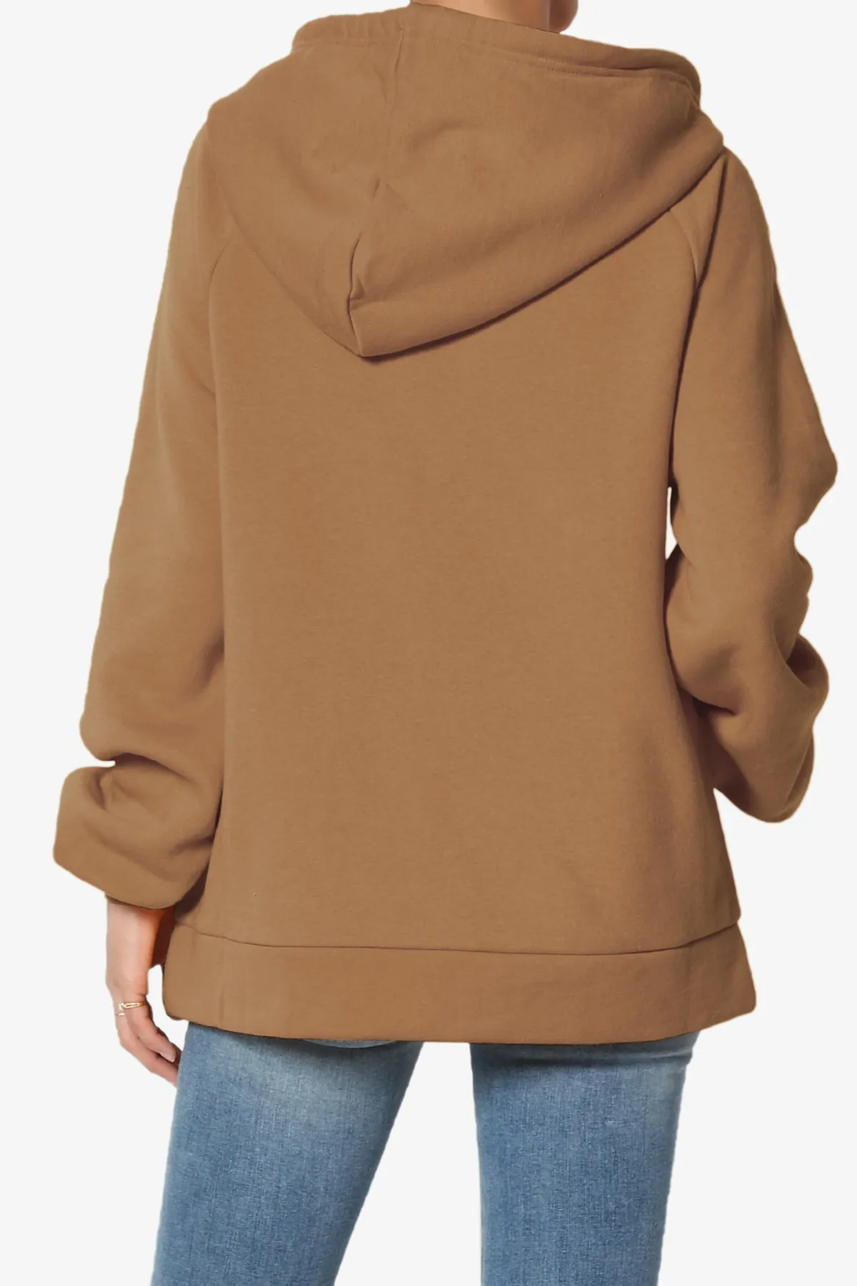 Accie Side Drawstring Hooded Sweatshirts PLUS