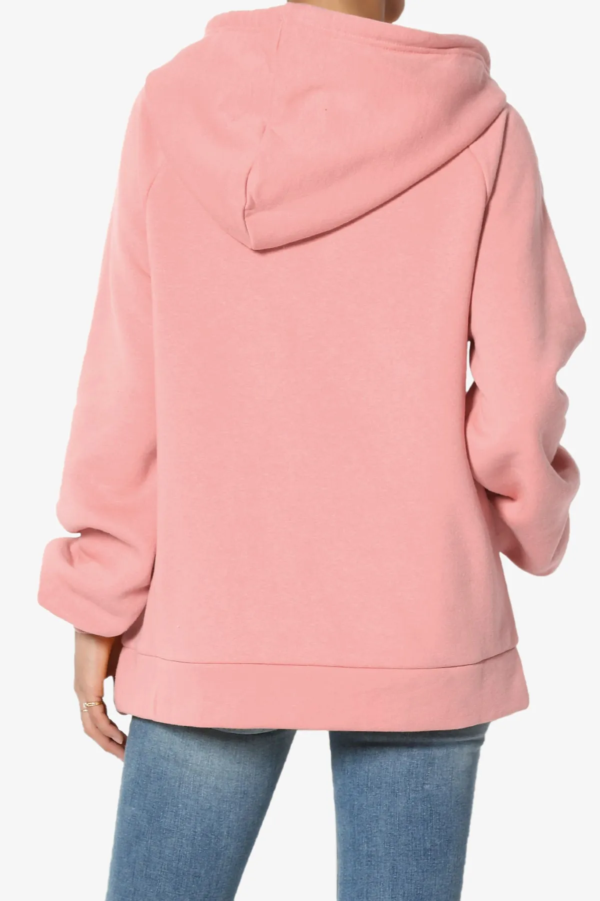 Accie Side Drawstring Hooded Sweatshirts PLUS
