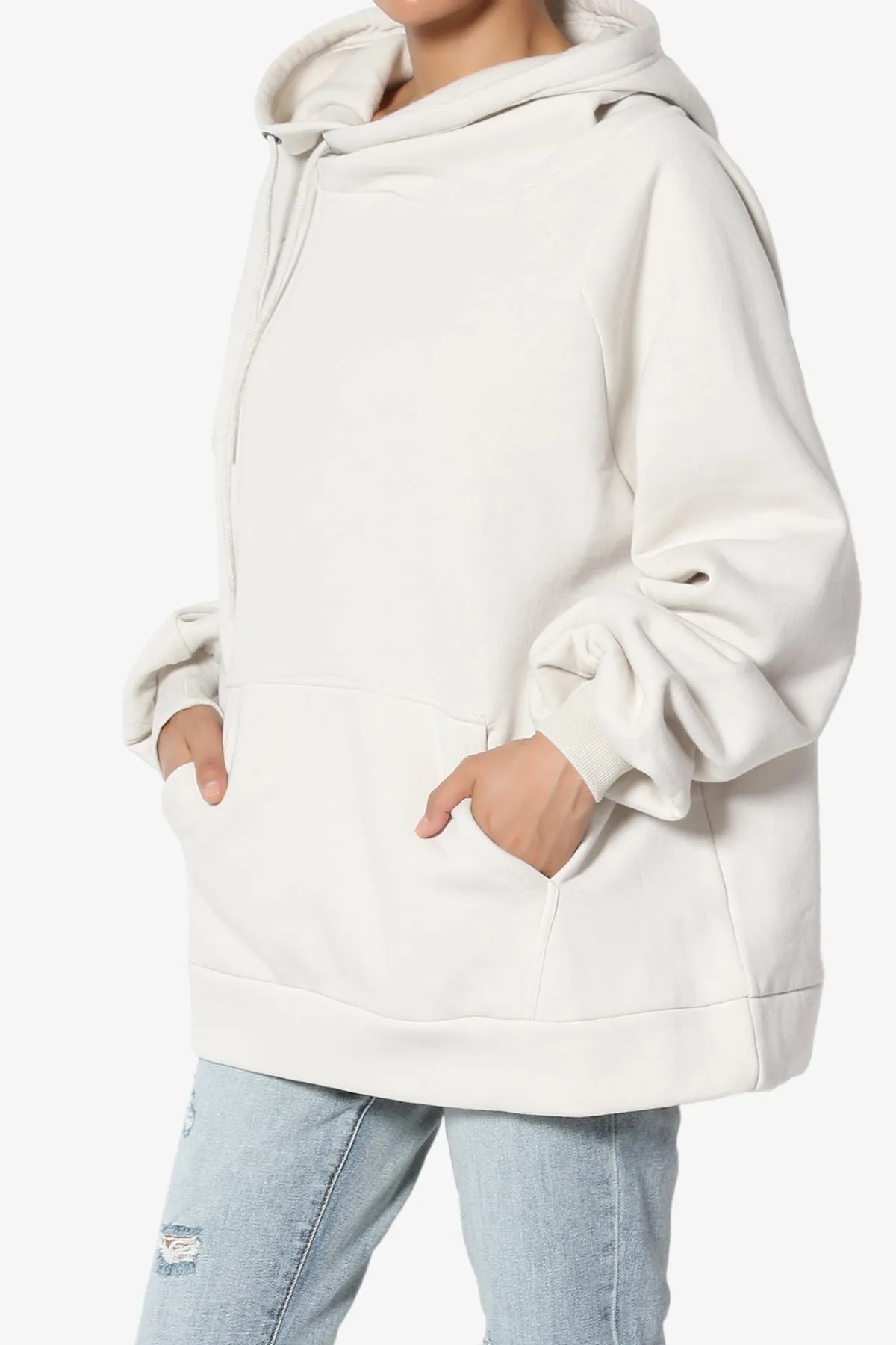 Accie Side Drawstring Hooded Sweatshirts PLUS