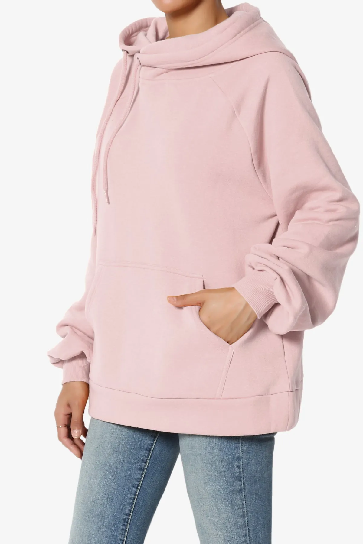 Accie Side Drawstring Hooded Sweatshirts PLUS