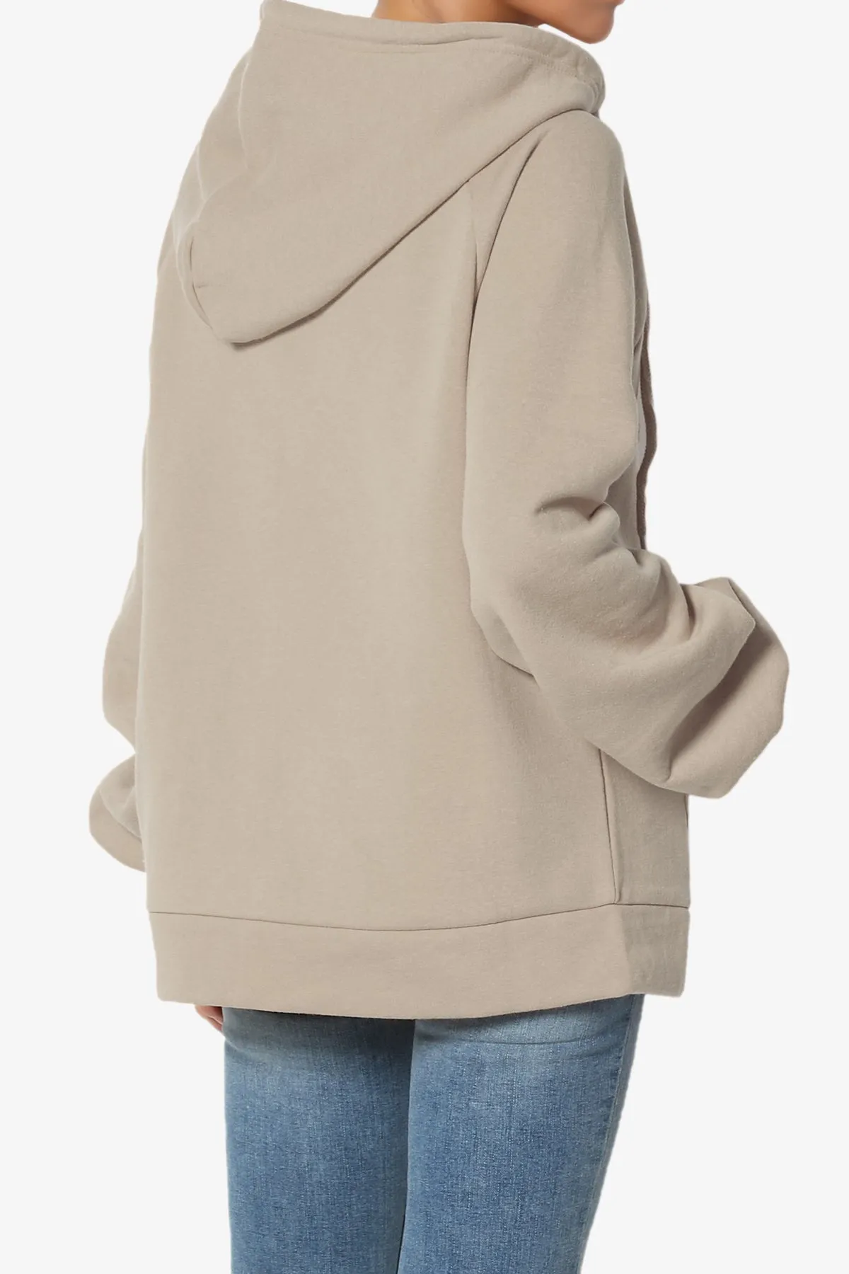 Accie Side Drawstring Hooded Sweatshirts PLUS