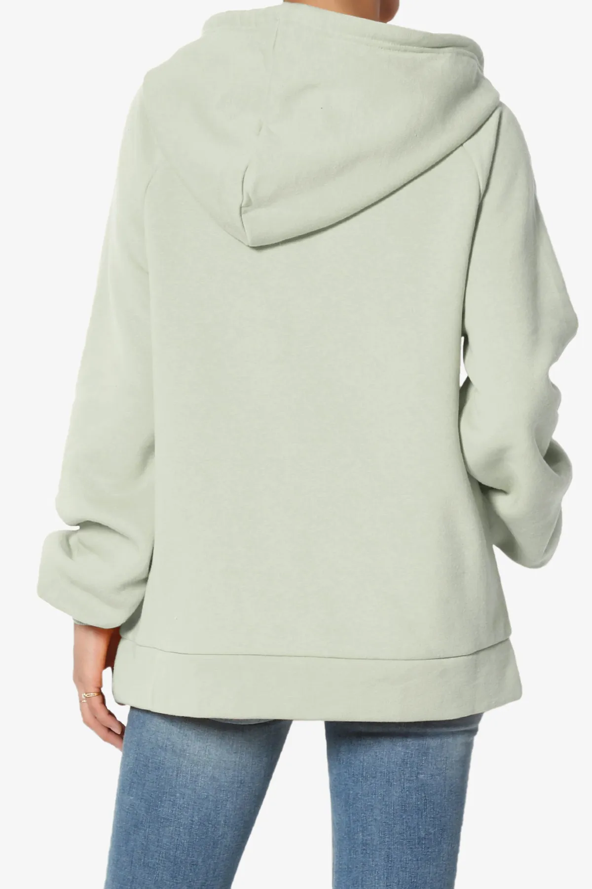 Accie Side Drawstring Hooded Sweatshirts PLUS