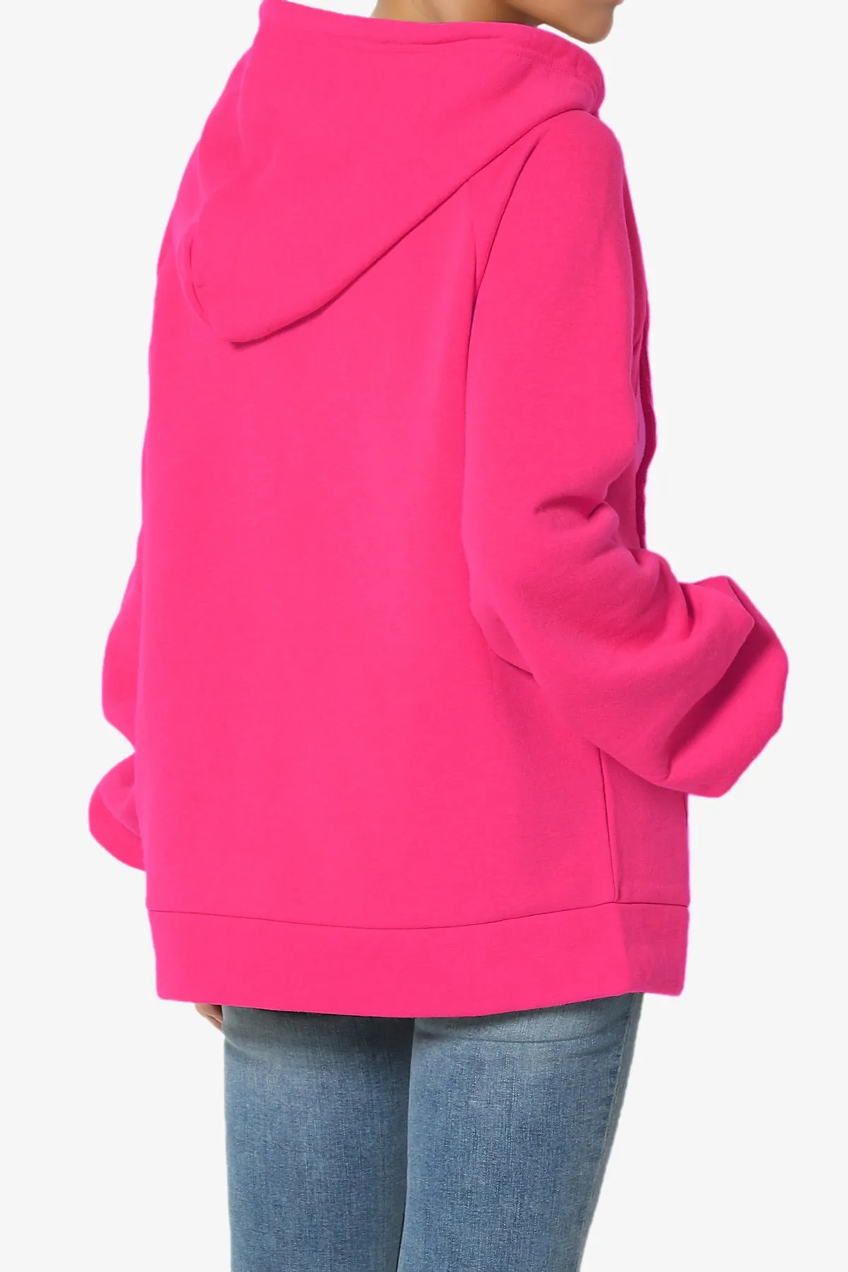 Accie Side Drawstring Hooded Sweatshirts PLUS