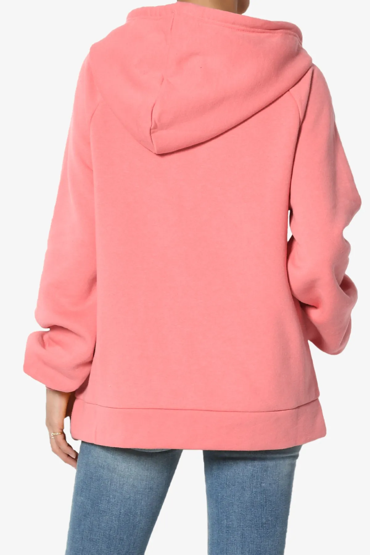 Accie Side Drawstring Hooded Sweatshirts PLUS