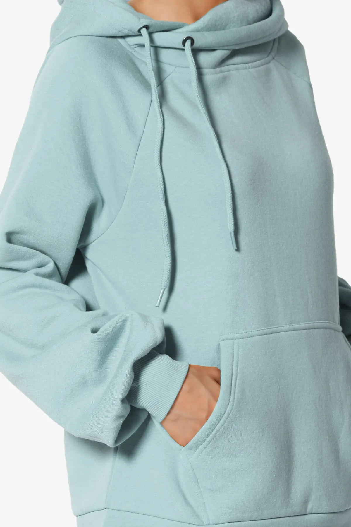 Accie Side Drawstring Hooded Sweatshirts PLUS