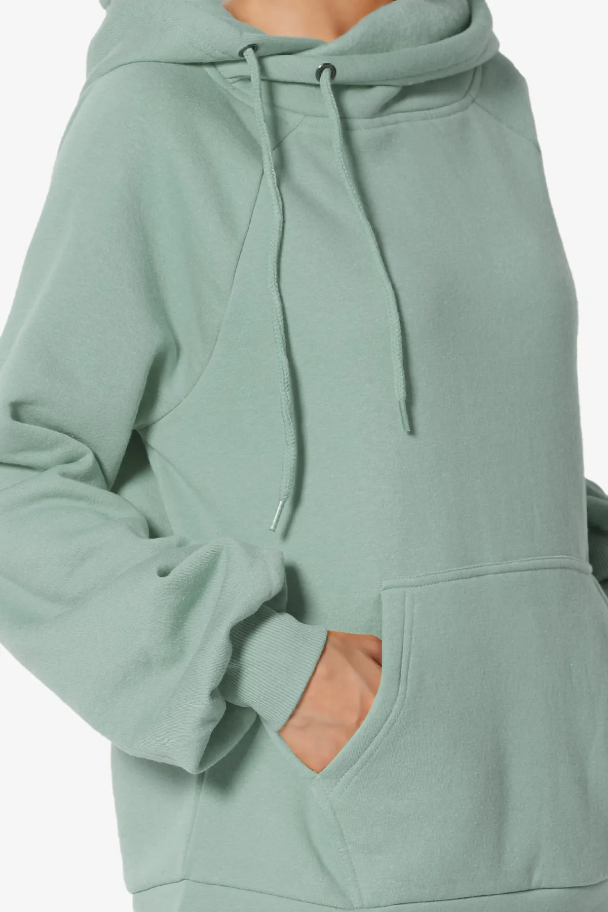 Accie Side Drawstring Hooded Sweatshirts PLUS