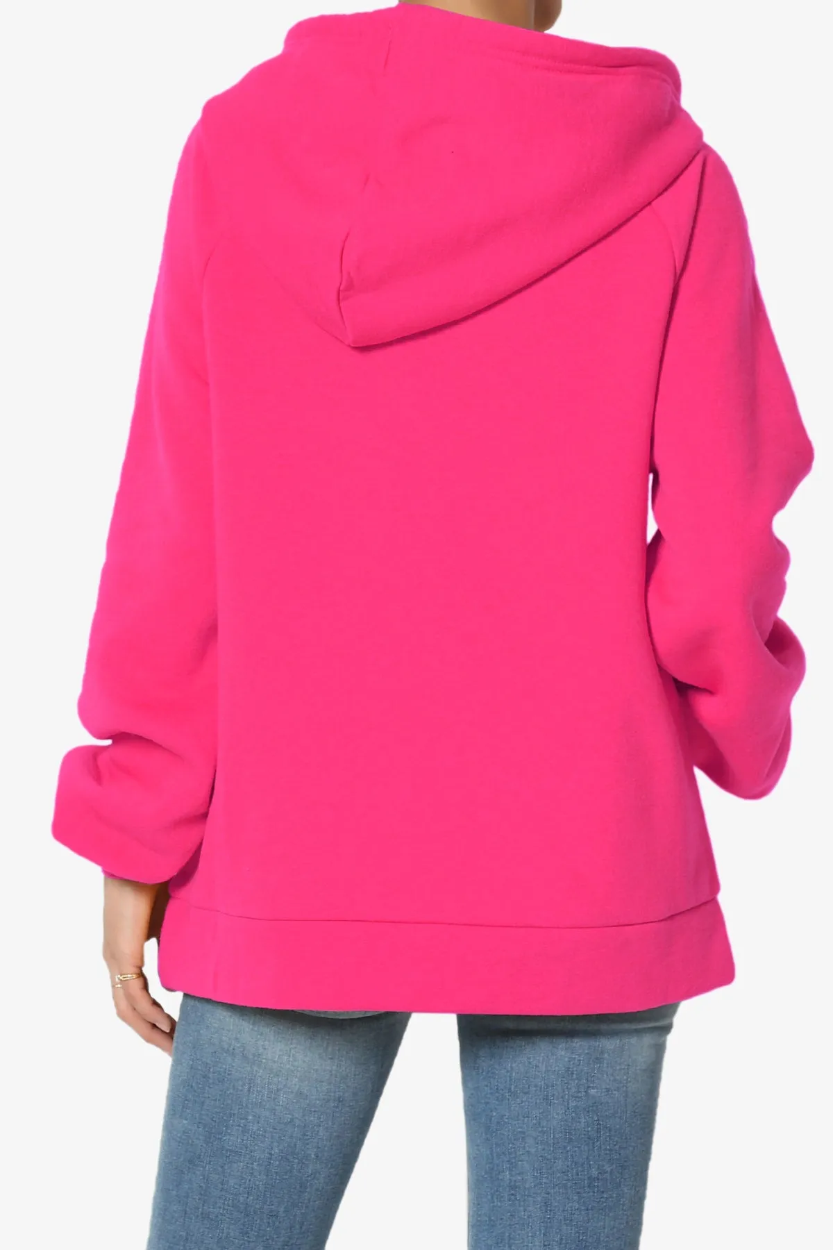 Accie Side Drawstring Hooded Sweatshirts PLUS