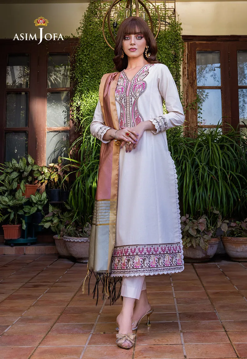 AJPE-39 |  Asim Jofa Pret Essentials Eid Edit II Collection | Embroidered Stitched RTW Suits