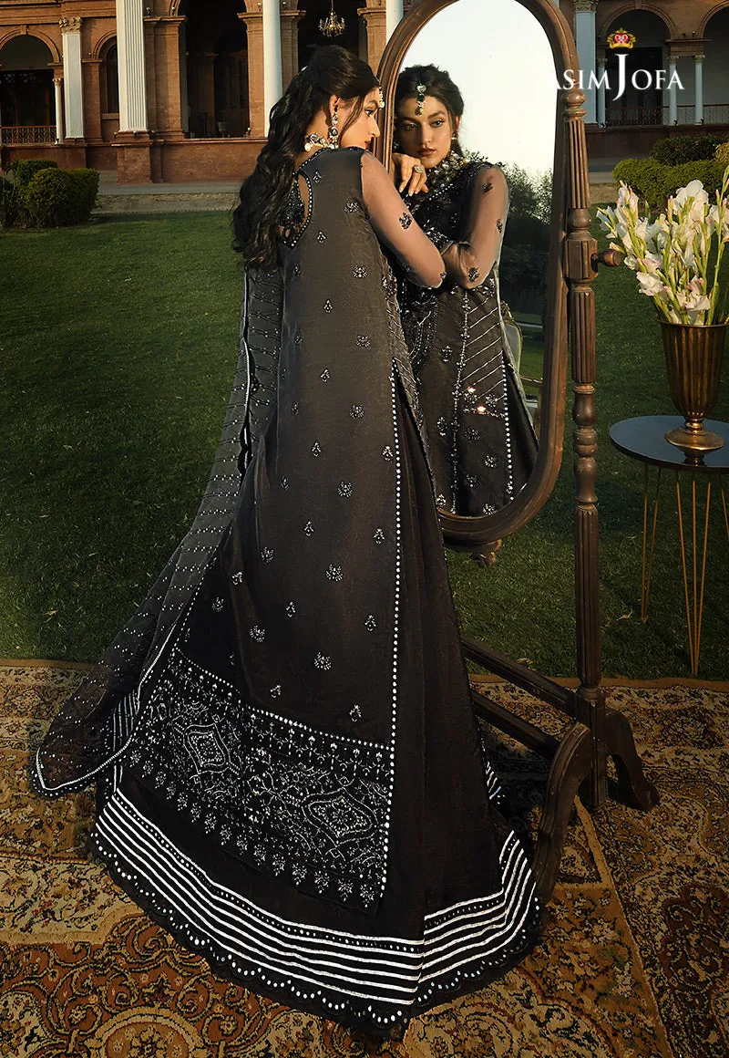 AJST-14 | Asim Jofa Sadqay Tumharay Eid Collection 2022 | Unstitched Embroidered Organza Suits