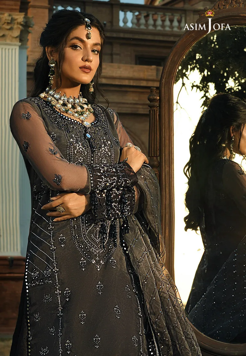 AJST-14 | Asim Jofa Sadqay Tumharay Eid Collection 2022 | Unstitched Embroidered Organza Suits