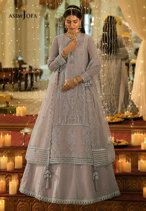 AJST-15 | Asim Jofa Sadqay Tumharay Eid Collection 2022 | Unstitched Embroidered Organza Suits