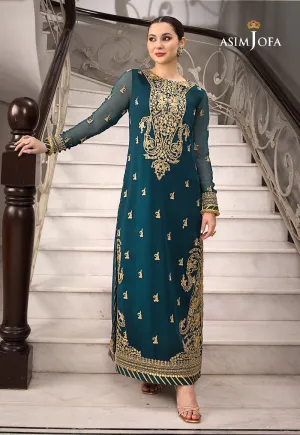 AJZS-19 | Asim Jofa Zari Sitara Luxury Eid Festive Collection 2023 | Unstitched Embrodried Suits