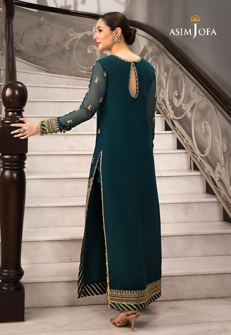 AJZS-19 | Asim Jofa Zari Sitara Luxury Eid Festive Collection 2023 | Unstitched Embrodried Suits