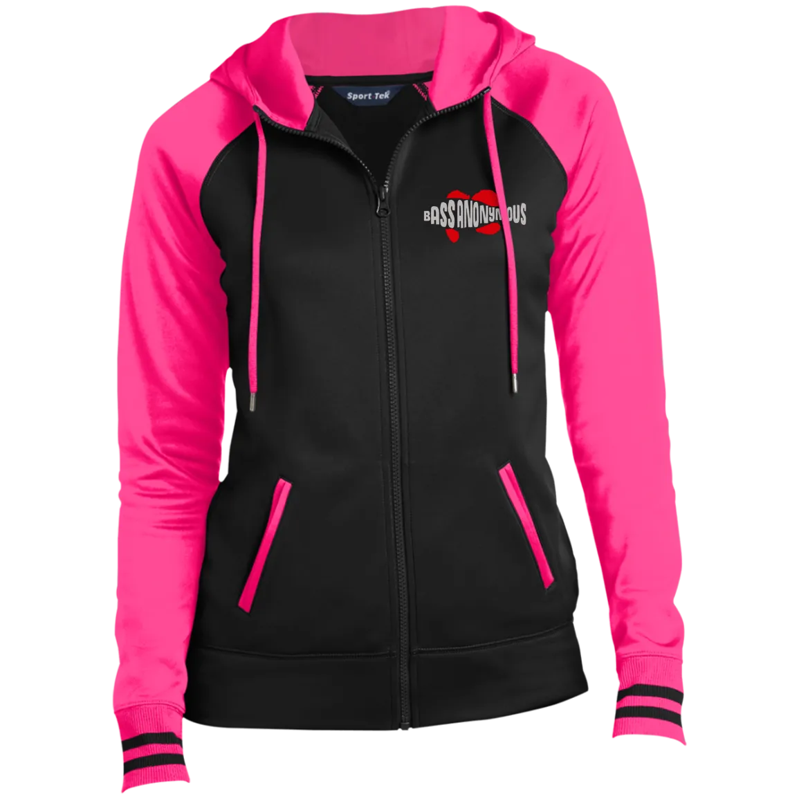Bass Anonymous Ladies' Moisture Wick Full-Zip Hooded Jacket