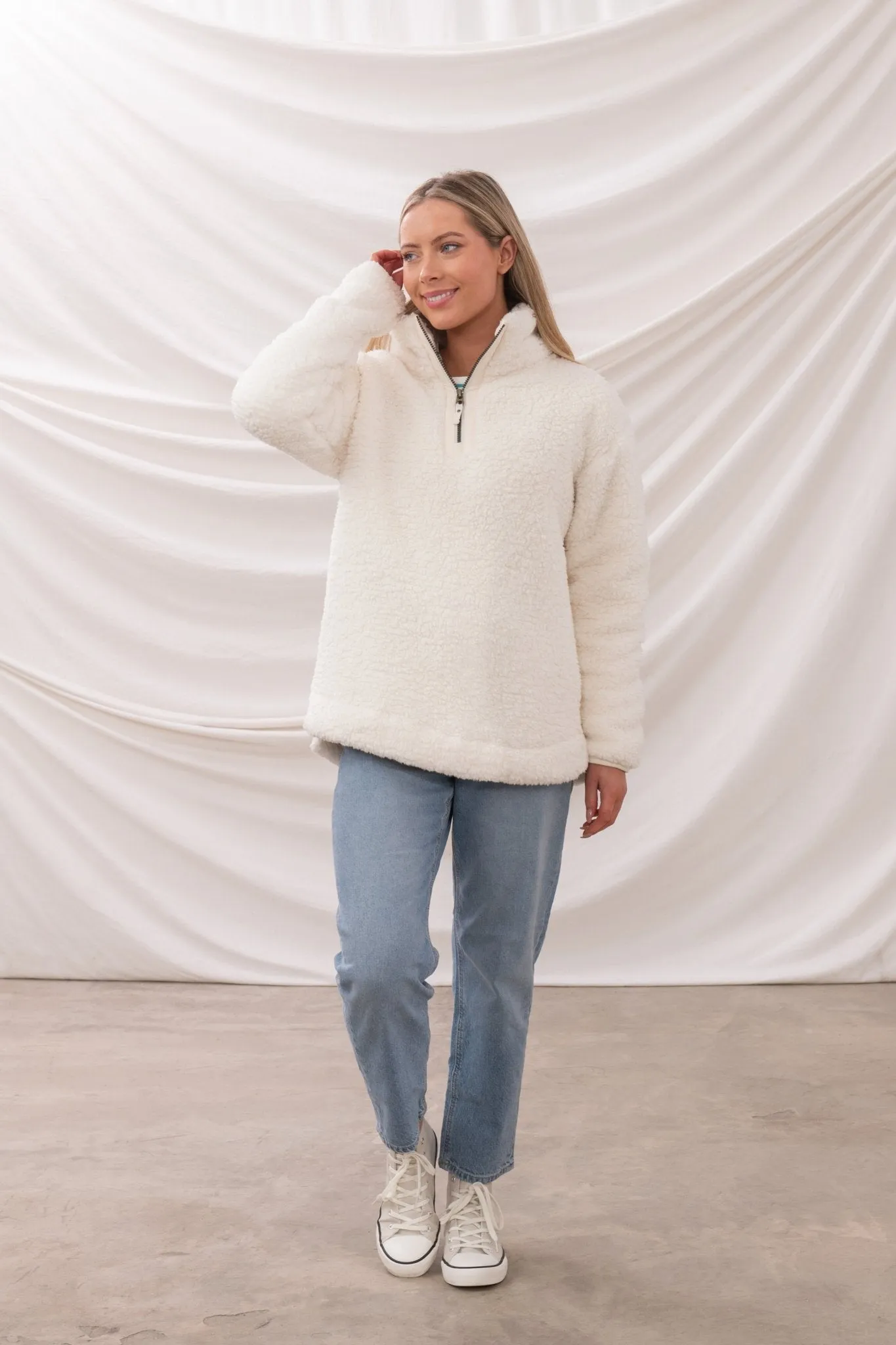 Bay Sherpa Fleece - Coconut