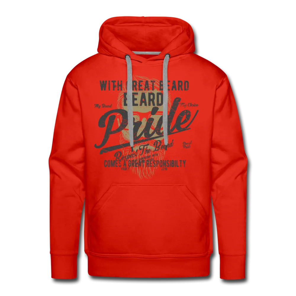 Beard Pride Men's Premium Hoodie