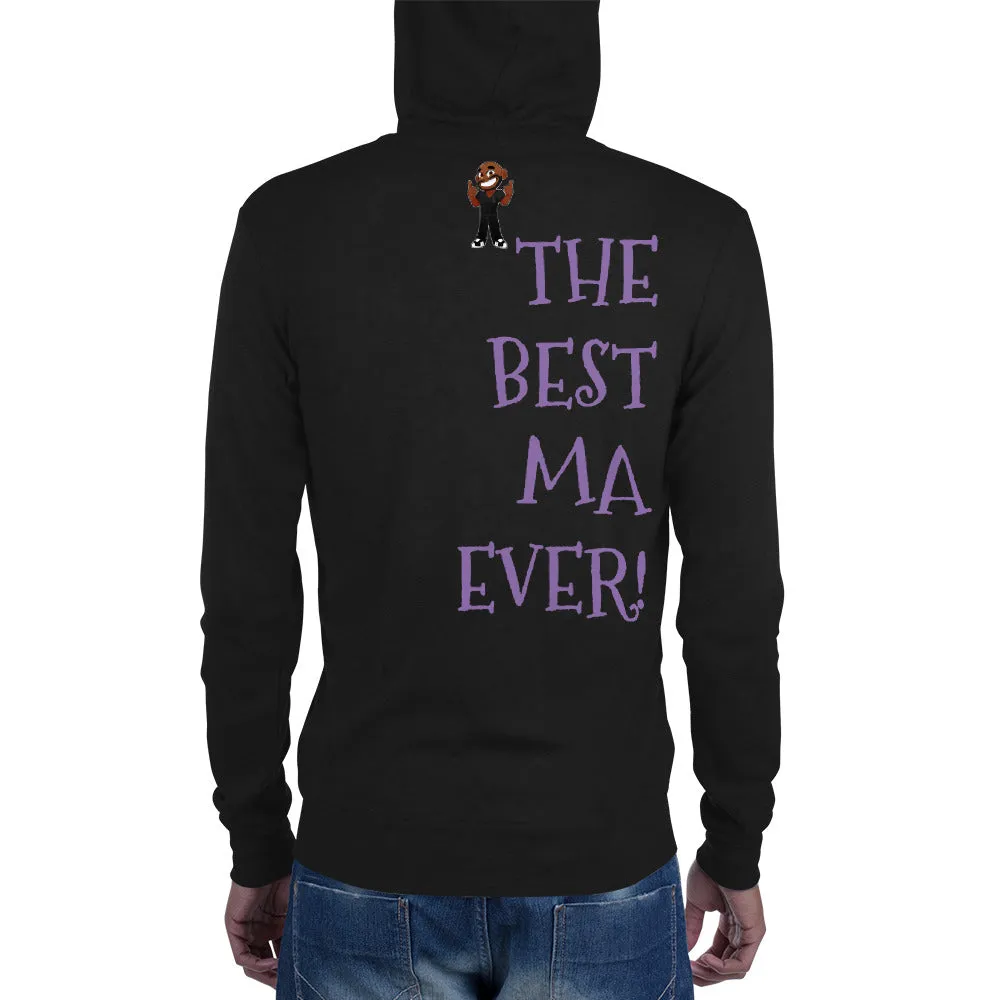 BEST MA EVER ! KA Unisex Zip Hoodie