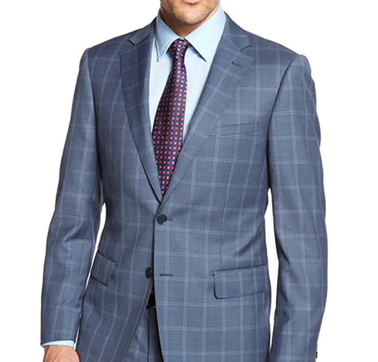Blue & Gray Windowpane