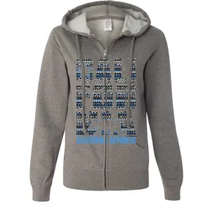 California Republic Tribal Aztec Ladies Zip-Up Hoodie