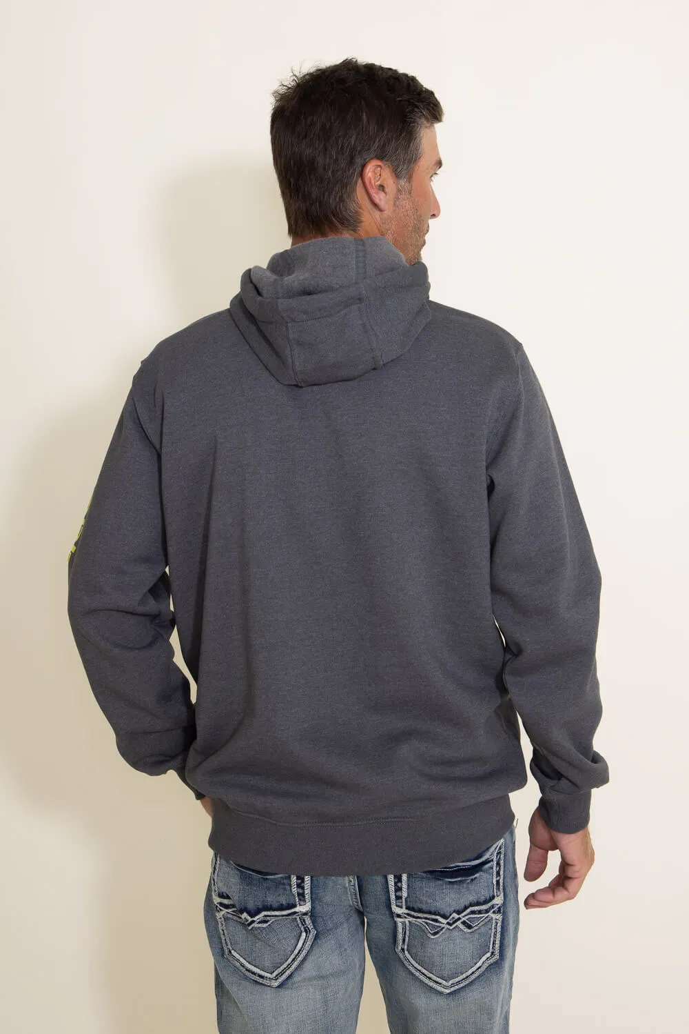 Carhartt Logo Sleeve Graphic Hoodie for Men in Grey | K288-026
