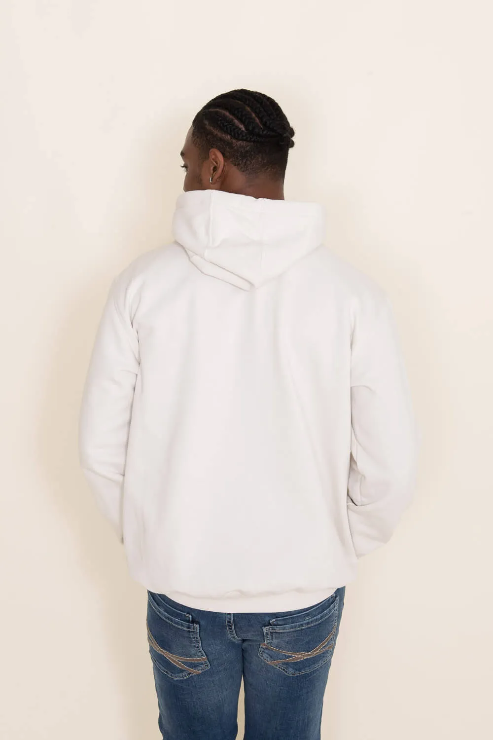 Carhartt Logo Sleeve Hoodie for Men in Malt White | K288-W03 MALT