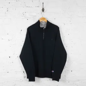 Champion 1/4 Zip Sweatshirt - Black - XL
