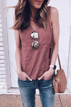 Chicindress V Neck Tank Top