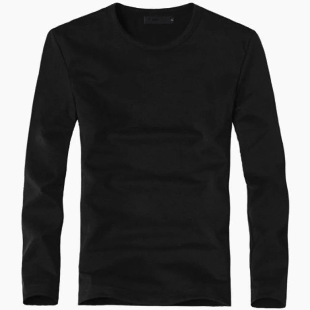 ContiNent 33 Elastic Mens T-Shirt V-Neck Long Sleeve Men T Shirt For Male Lycra And Cotton T-Shirts Man Clothing TShirt Brand Tees