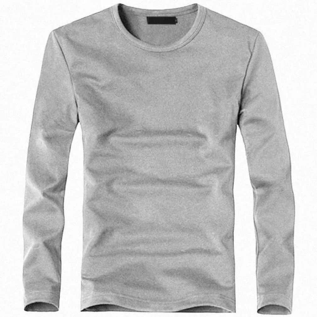ContiNent 33 Elastic Mens T-Shirt V-Neck Long Sleeve Men T Shirt For Male Lycra And Cotton T-Shirts Man Clothing TShirt Brand Tees