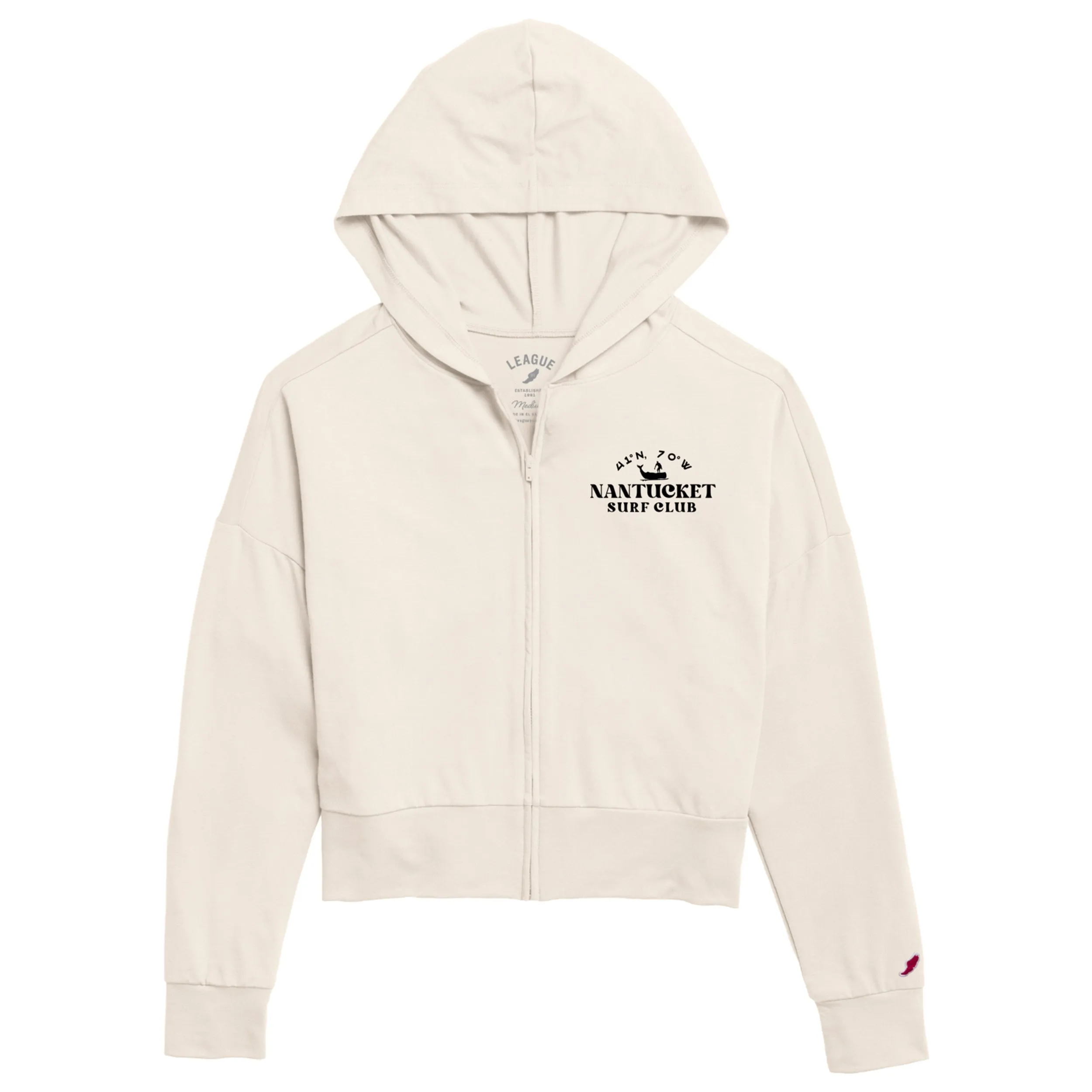 Cream Midi Surf Club Zip