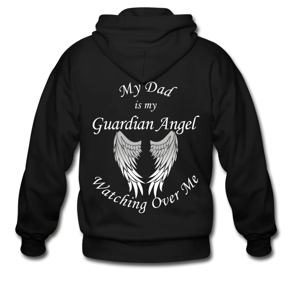 Dad Guardian Angel Gildan Heavy Blend Adult Zip Hoodie (CK1923)