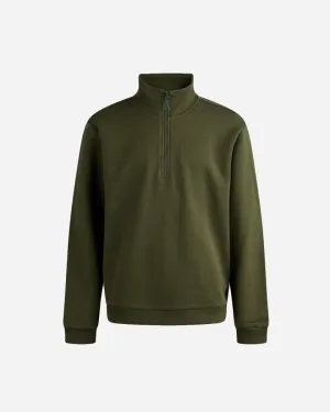 Delfo Sweat half Zip - Army Green