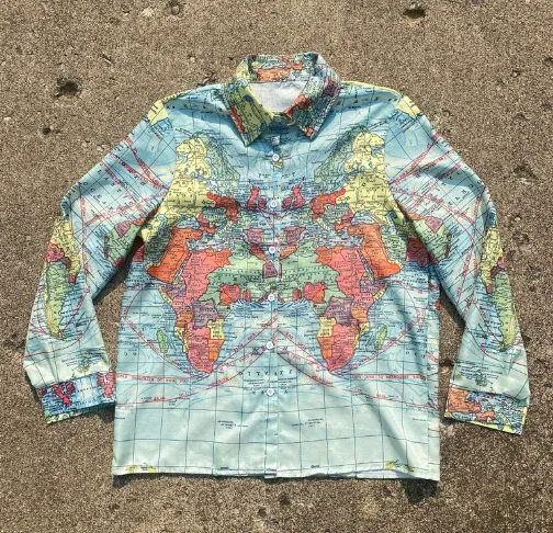 Eduardo – Men’s Unique Patterned Button-Up Shirt