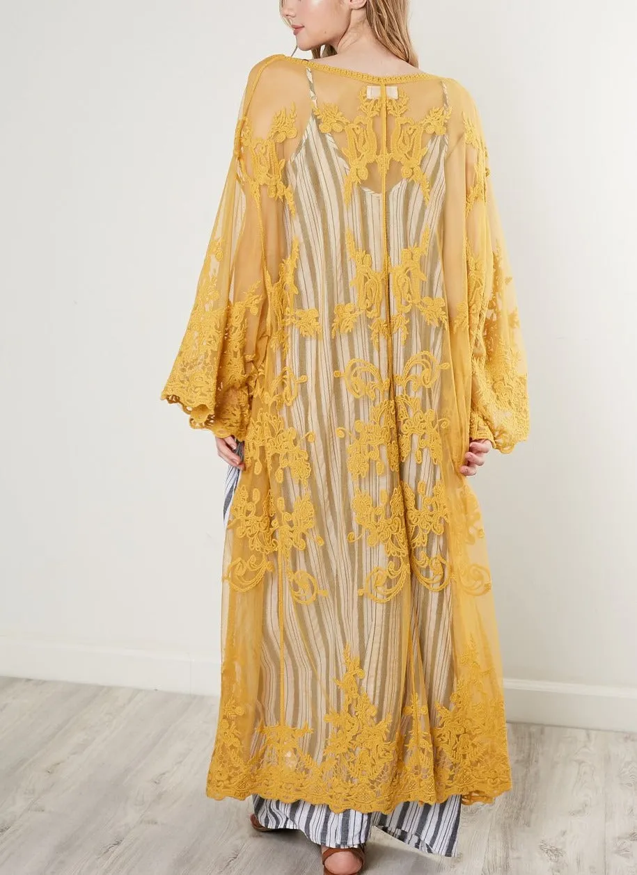Embroidered Kimono