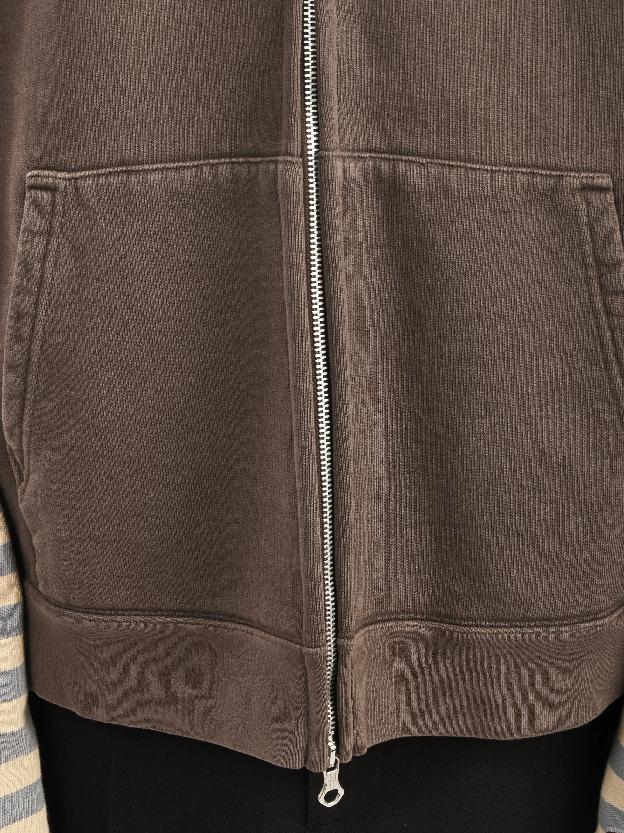 French Sun Fade Hefty Fleece Motor Hood Vest