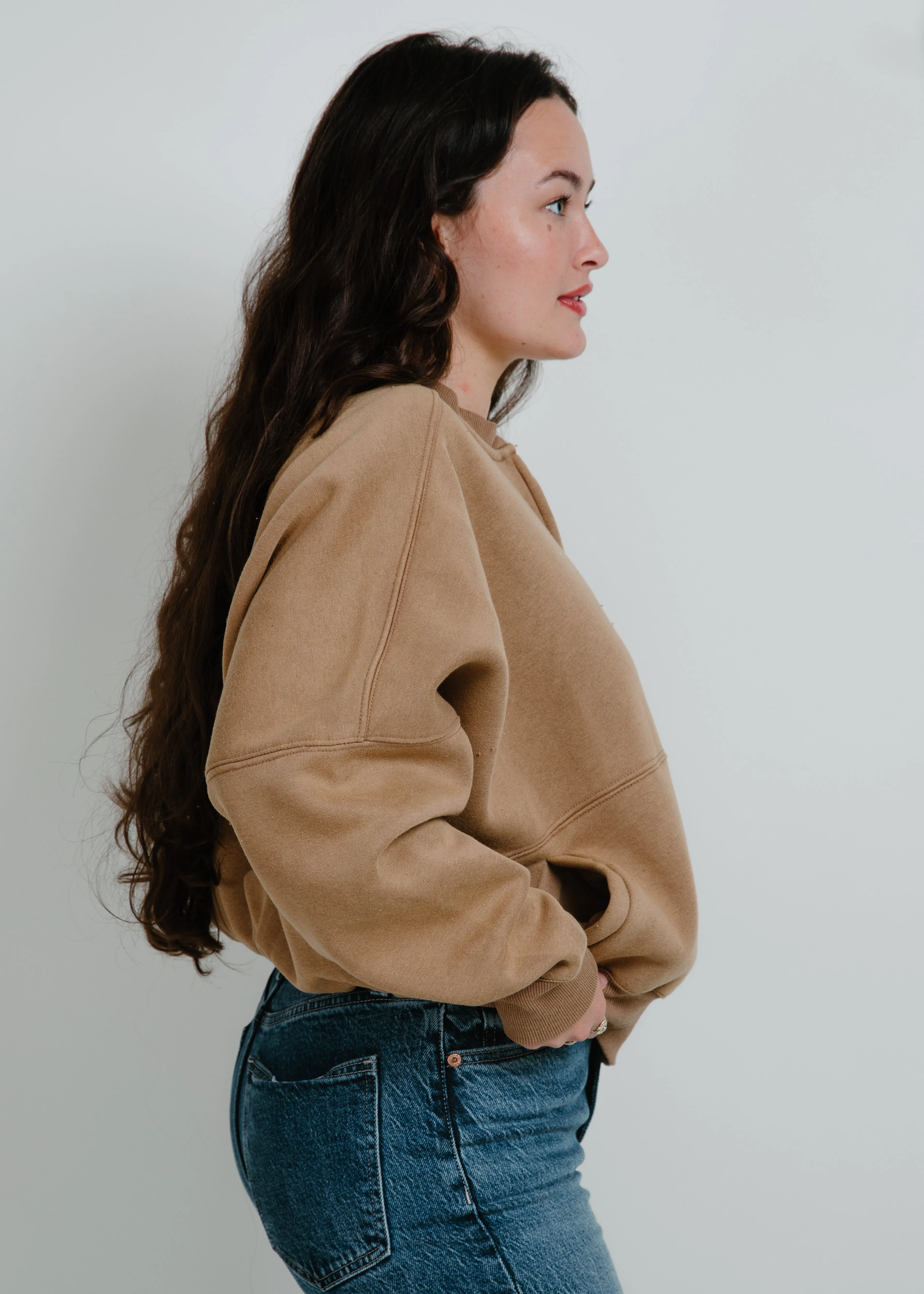 French Terry Zip-Front Jacket