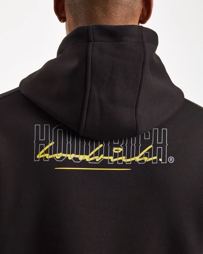 Hoodrich OG Blend Hoodie Black/Iron Gate/Daffodil