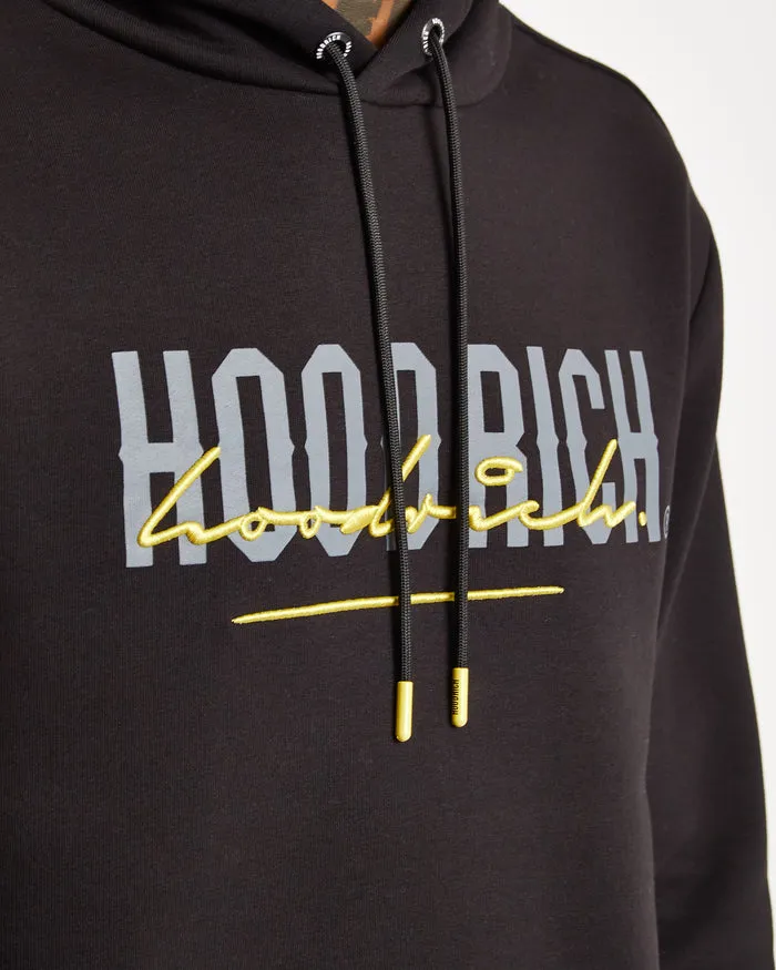 Hoodrich OG Blend Hoodie Black/Iron Gate/Daffodil