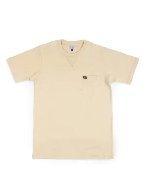 Jackhammer Beaver Pocket Tee Ivory Yellow