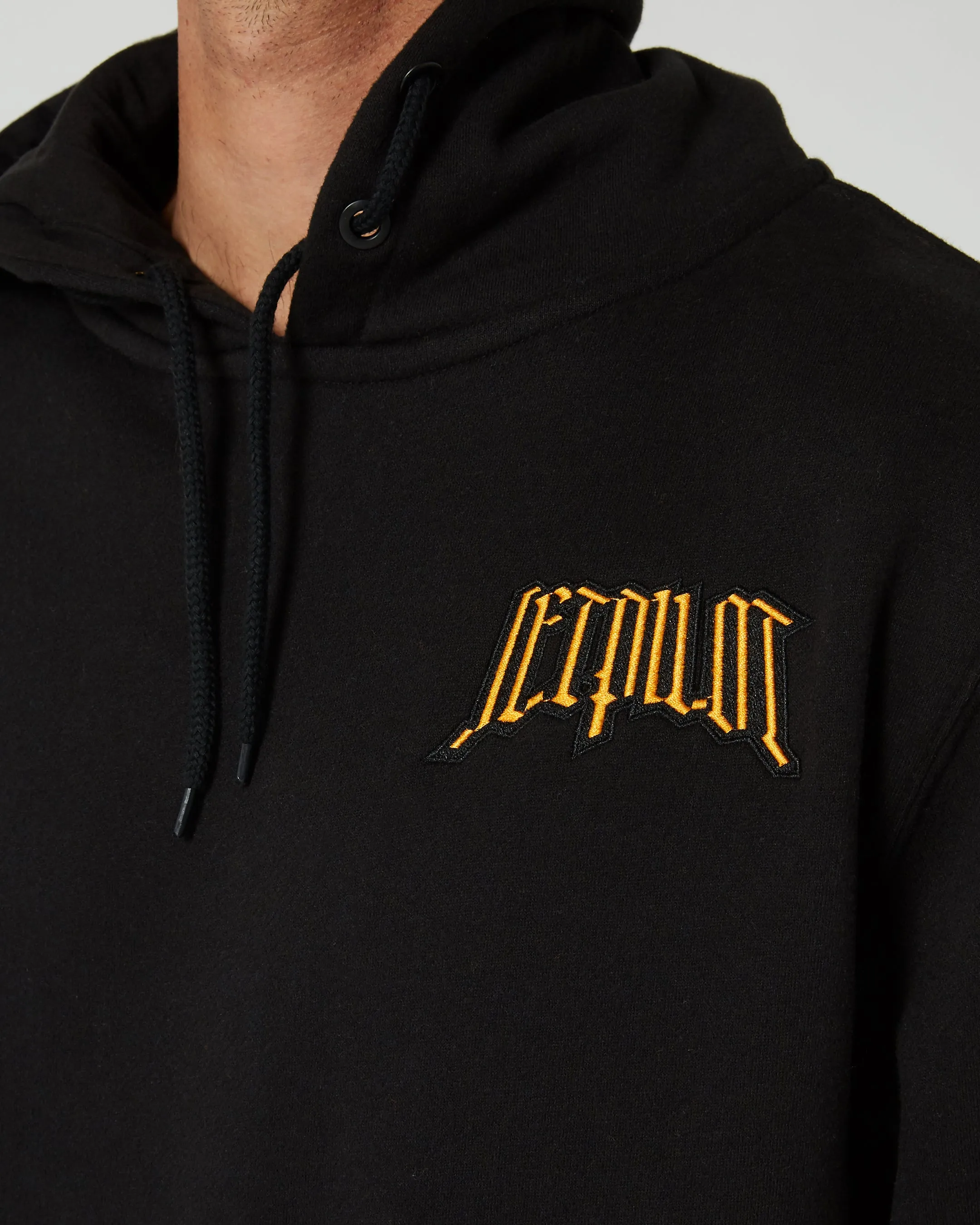 Jetpilot Motley Mens Pullover Hoodie - Black