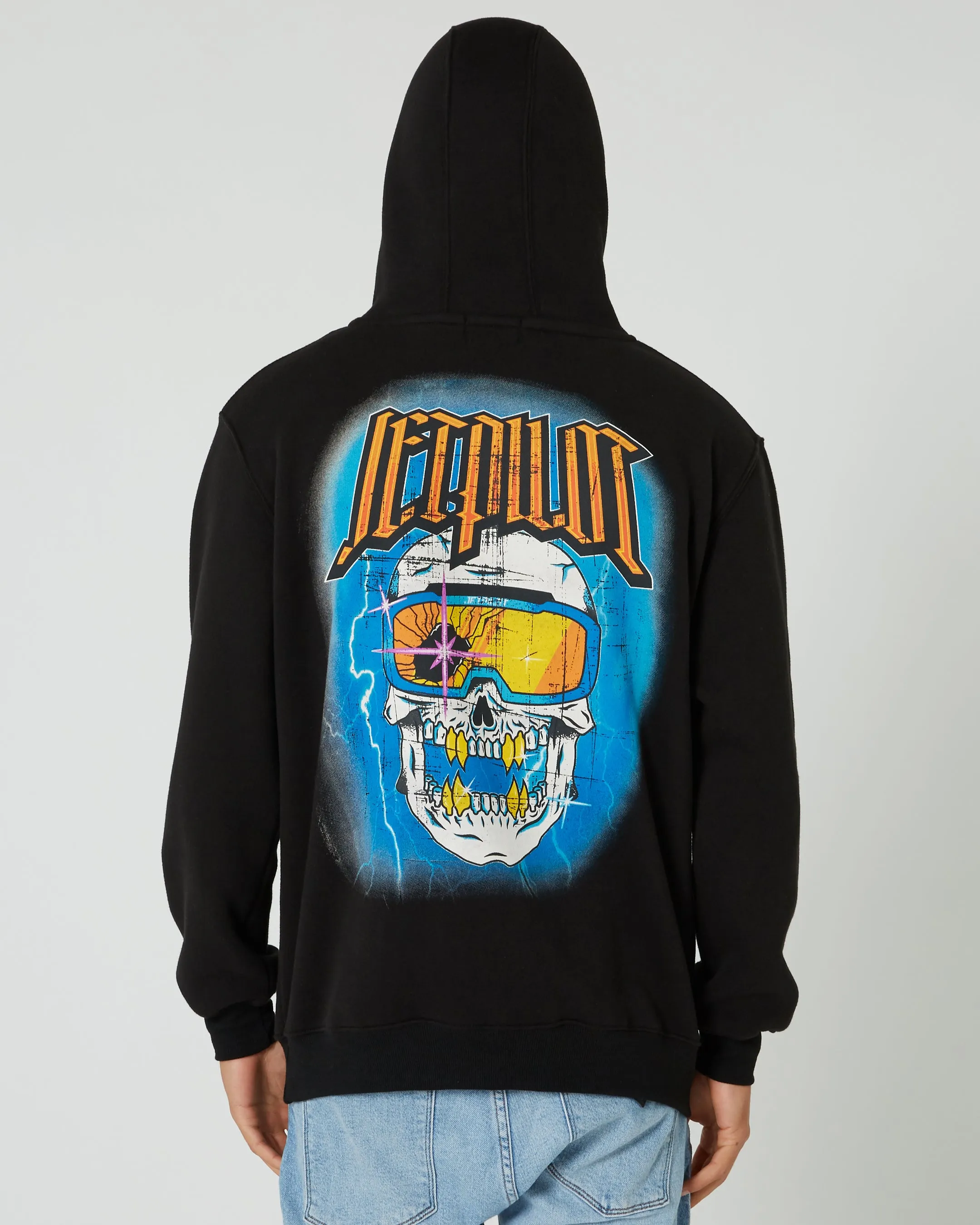 Jetpilot Motley Mens Pullover Hoodie - Black