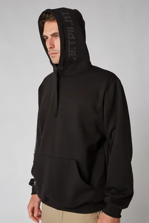 Jetpilot Sparked Mens Pullover Hoodie - Black/Coal