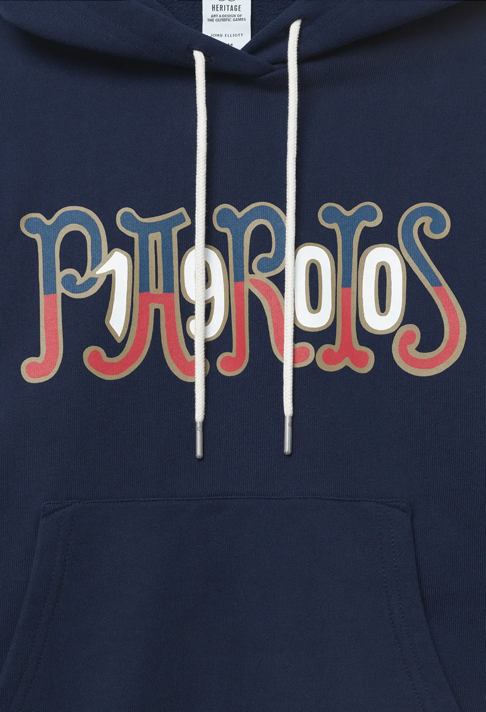 John Elliott x Olympic Heritage Paris Hoodie / Navy