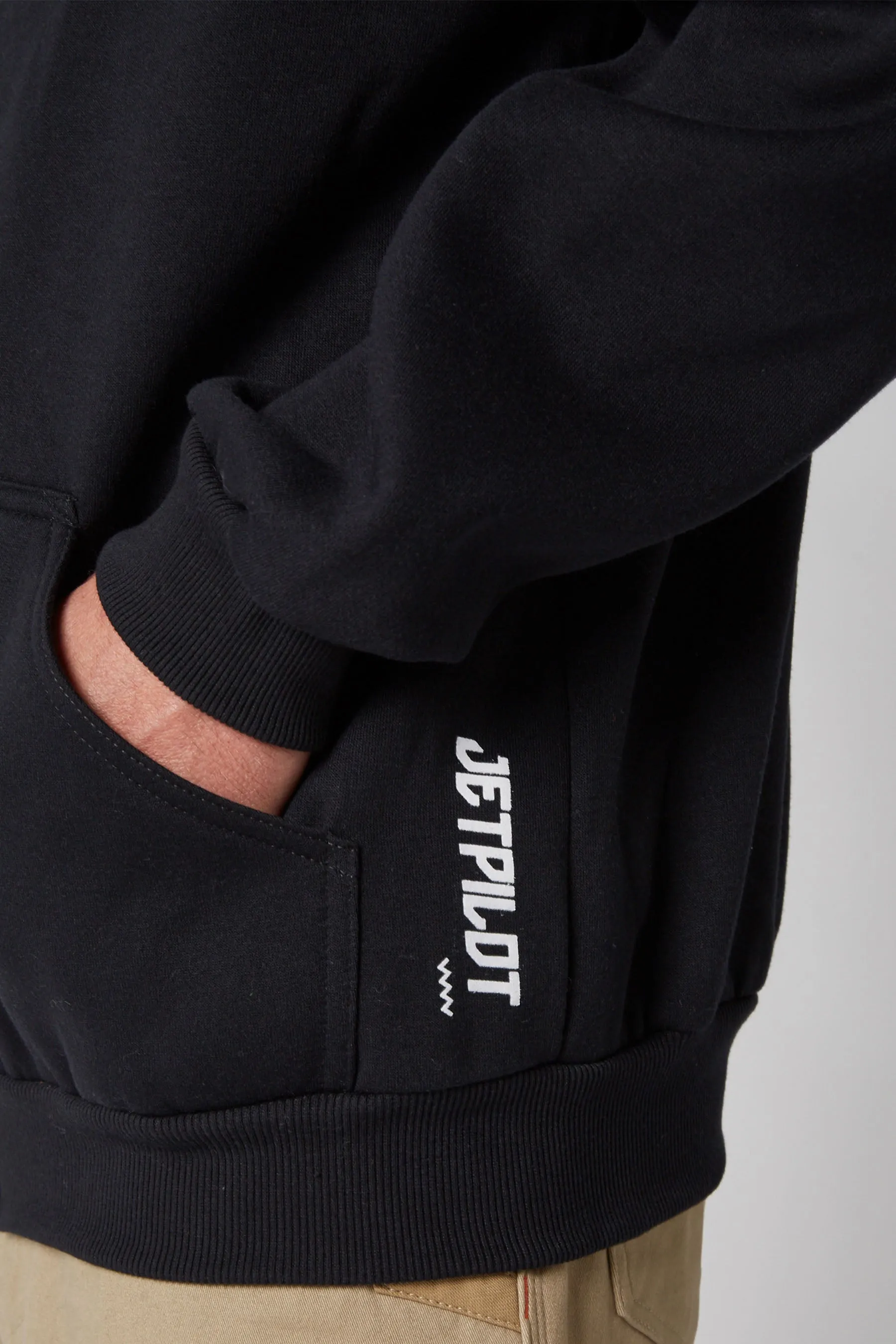 JP Fueled 2 Mens Zip Up Hoodie - Black