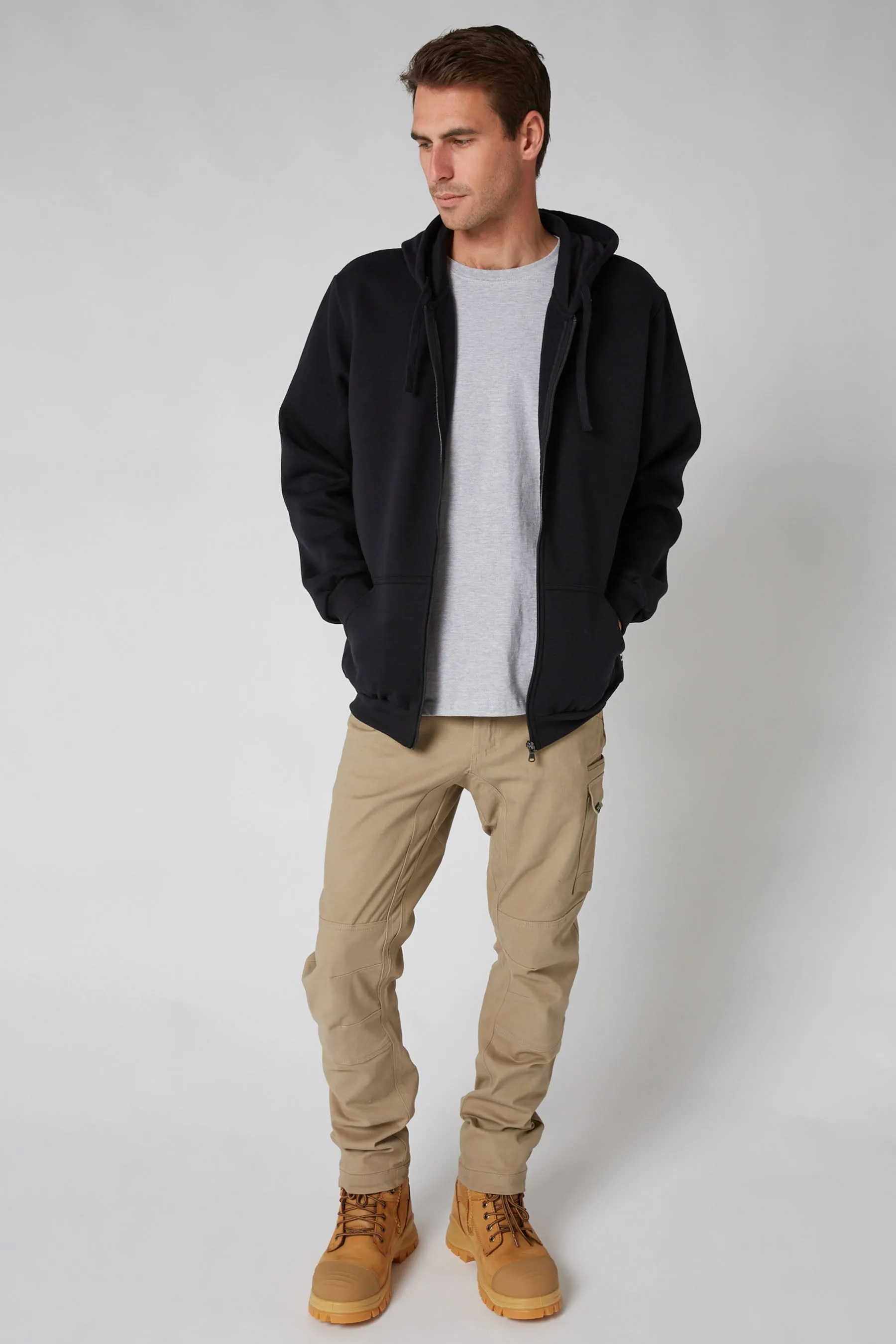 JP Fueled 2 Mens Zip Up Hoodie - Black