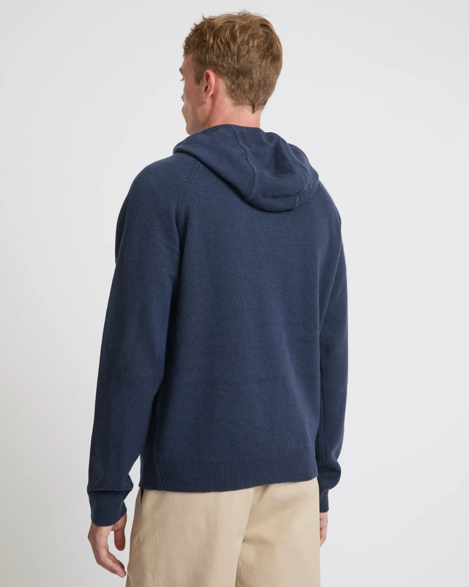 Knit hoodie