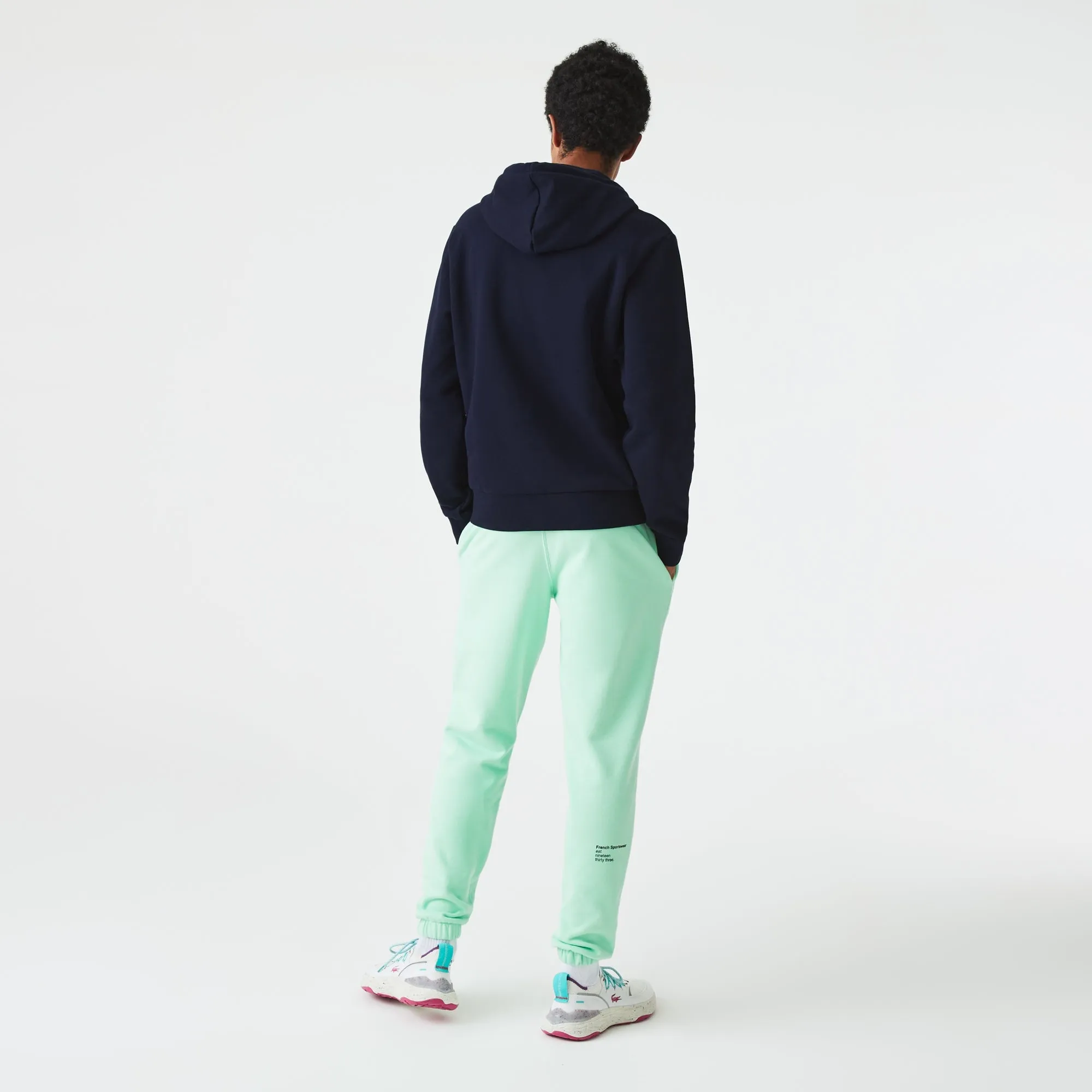 Lacoste SH9623 Organic Cotton Hoodie 166 Navy
